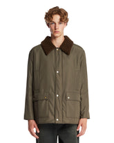 Green Shearling Parka Jacket | PDP | Antonia