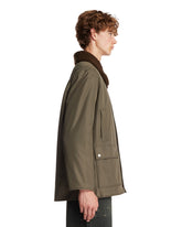 Green Shearling Parka Jacket | PDP | Antonia