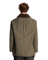 Green Shearling Parka Jacket | PDP | Antonia