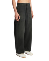 Black Straight Jeans with Paint Effect | PDP | Antonia