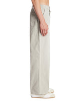 Gray Straight Jeans with Paint Effect | PDP | Antonia