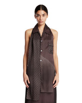 Black Paisley Print Open-Back Top - Products | PLP | Antonia