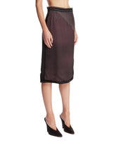 Black Viscose Midi Skirt | PDP | Antonia