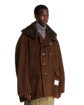 Brown Coat With Removable Collar | PDP | Antonia