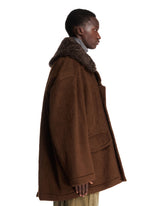 Brown Coat With Removable Collar | PDP | Antonia