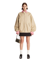 Beige Oversized Bomber Jacket | PDP | Antonia