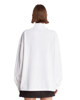 White Long-Sleeved Polo Shirt | PDP | Antonia