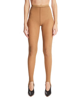 Beige Stirrup Leggings | PDP | Antonia