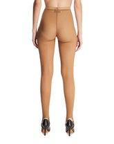 Beige Stirrup Leggings | PDP | Antonia