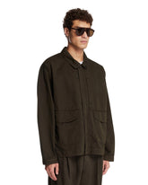 Green Cotton Overshirt | PDP | Antonia