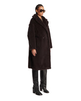 Brown Teddy Bear Icon Coat | PDP | Antonia