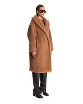 Beige Teddy Bear Icon Coat | PDP | Antonia