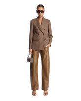 Blazer Doppiopetto A Quadri Beige | PDP | Antonia