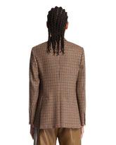 Blazer Doppiopetto A Quadri Beige | PDP | Antonia