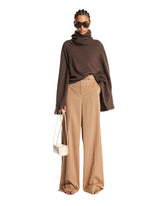 Pantaloni Ampi In Cammello Beige | PDP | Antonia