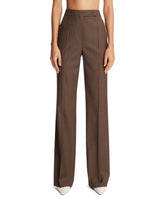 Pantaloni In Lana Marroni | PDP | Antonia