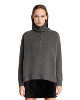 Gray Cashmere Sweater - MAX MARA WOMEN | PLP | Antonia