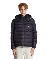 Blue Verith Hooded Short Down Jacket | PDP | Antonia
