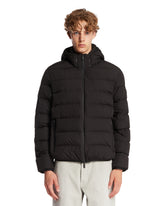 Black Hooded Down Jacket | PDP | Antonia
