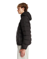 Black Hooded Down Jacket | PDP | Antonia