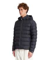 Blue Arneb Short Down Jacket With Hood | PDP | Antonia