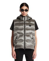 Gray Fluidite Down Padded Gilet - Products | PLP | Antonia