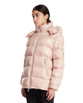 Pink Maire Short Down Jacket With Hood | PDP | Antonia