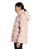 Pink Maire Short Down Jacket With Hood | PDP | Antonia