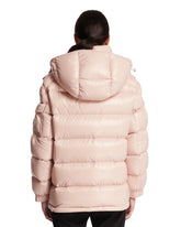 Pink Maire Short Down Jacket With Hood | PDP | Antonia