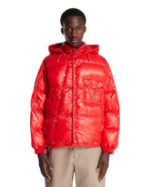 Karakorum Red Short Hooded Down Jacket | PDP | Antonia