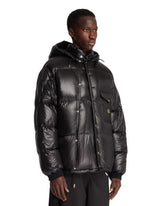 Karakorum Black Short Hooded Down Jacket | PDP | Antonia