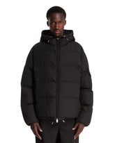 Himalaya Black Short Hooded Down Jacket | PDP | Antonia