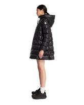Black Suyenne Midi Down Jacket With Hood | PDP | Antonia