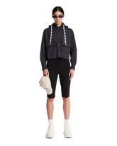 Blue Short Jacket With Hood | PDP | Antonia