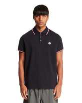 Blue Cotton Polo Shirt | PDP | Antonia