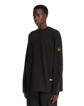 Black K2 Printed Cotton Long-Sleeved T-Shirt | PDP | Antonia