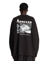 Black K2 Printed Cotton Long-Sleeved T-Shirt | PDP | Antonia