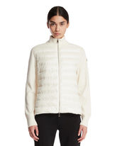 White Padded Cardigan | PDP | Antonia