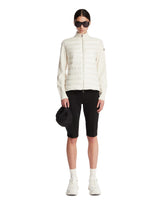 White Padded Cardigan | PDP | Antonia