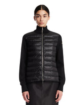 Black Padded Cardigan | PDP | Antonia