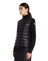 Black Padded Cardigan | PDP | Antonia