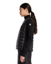 Black Padded Cardigan | PDP | Antonia