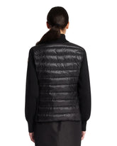 Black Padded Cardigan | PDP | Antonia