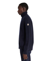 Blue Cashmere and Wool Sweater | PDP | Antonia