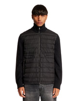 Black Padded Cardigan | PDP | Antonia
