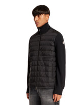 Black Padded Cardigan | PDP | Antonia