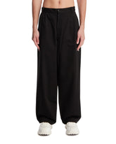 Moncler Genius x Fragment Black Cotton Trousers | PDP | Antonia