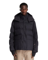 Blue Servance Padded Wool and Denim Ski Jacket | PDP | Antonia