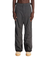 Grey Wool Twill Ski Pants | PDP | Antonia