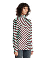 Blusa In Seta A Righe Verde | PDP | Antonia